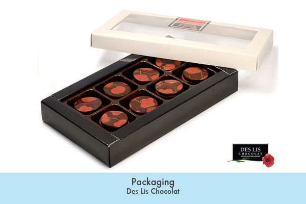 Des Lis chocolat