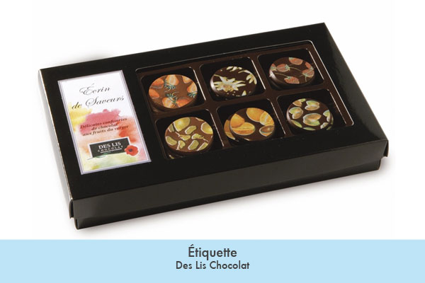 Des Lis chocolat