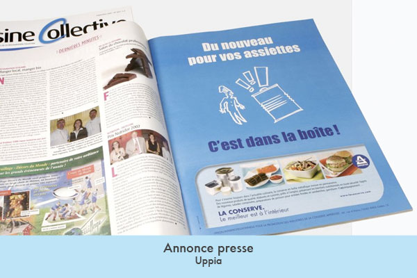 annonce presse La Conserve Uppia L'appertisé